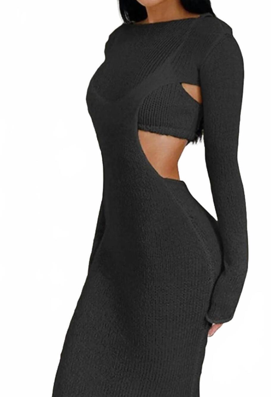 NEW GOOD TIME USA she ready dress in black